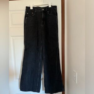 BDG black straight leg baggie jeans